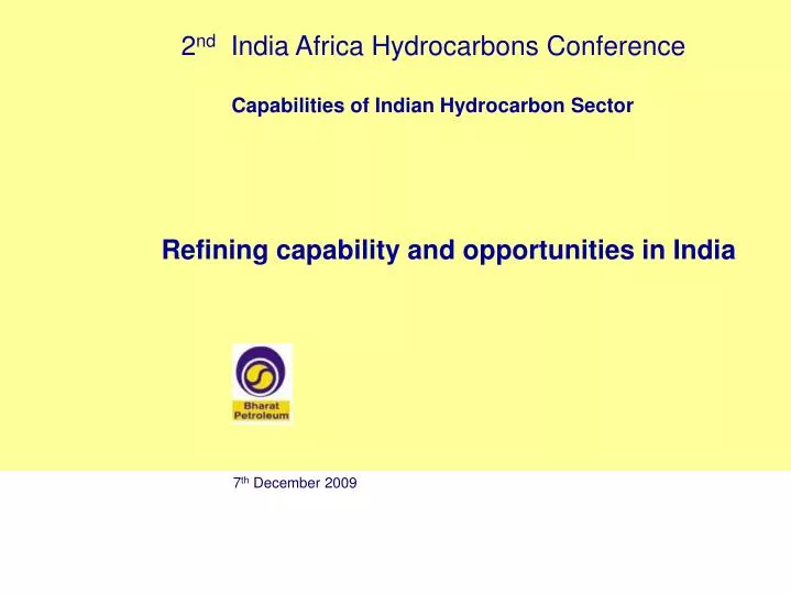 refining capability and opportunities in india