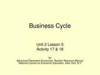 Business Cycle