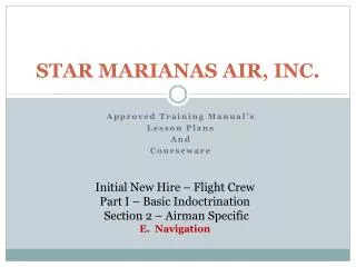 STAR MARIANAS AIR, INC.