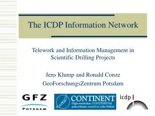 The ICDP Information Network