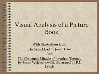 Visual Analysis of a Picture Book