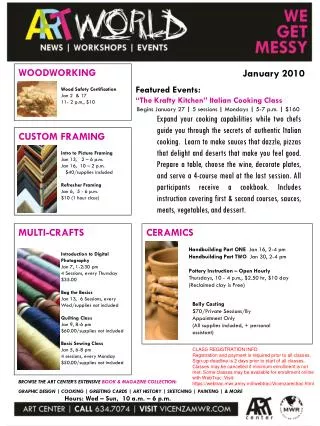 CERAMICS Handbuilding Part ONE Jan 16, 2-4 pm
