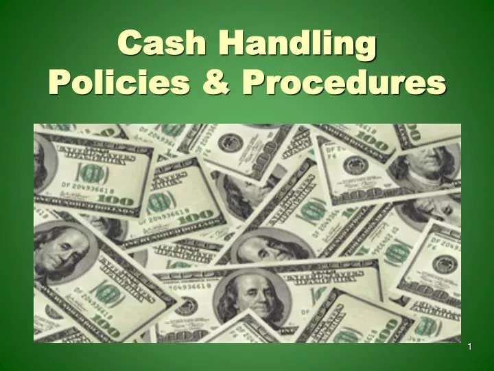 cash handling policies procedures
