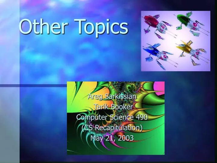 other topics