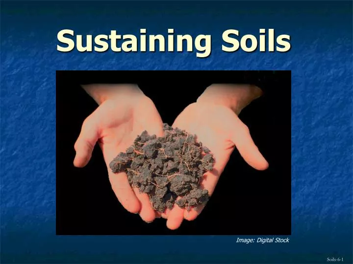 sustaining soils