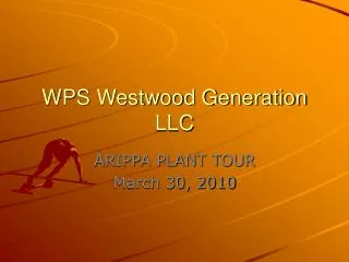 WPS Westwood Generation LLC