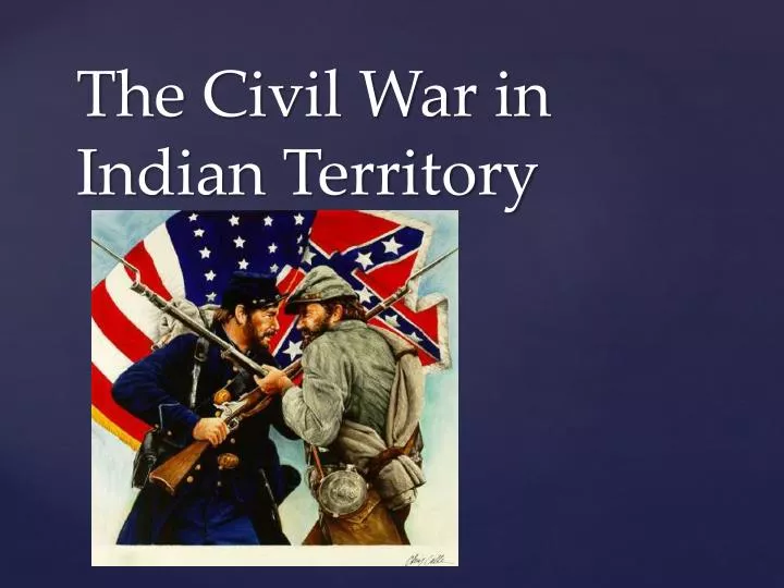 the civil war in indian territory