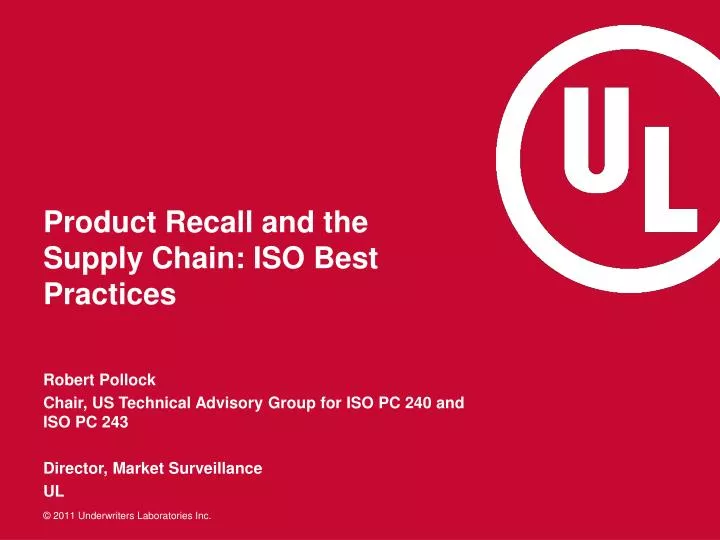 product recall and the supply chain iso best practices