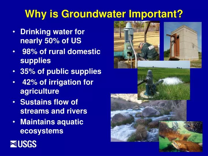 why is groundwater important