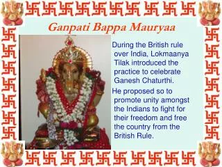 Ganpati Bappa Mauryaa