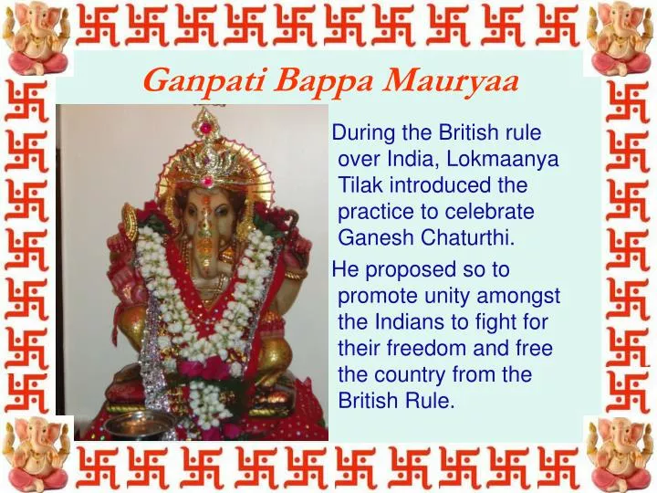 ganpati bappa mauryaa