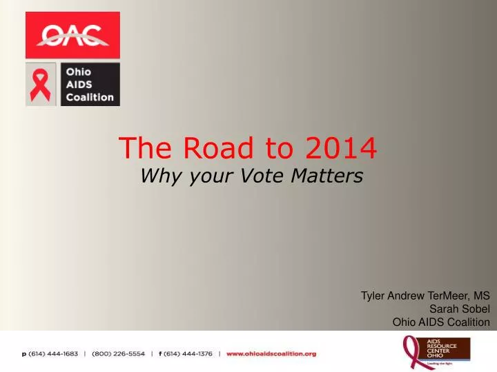 the road to 2014