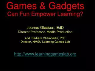 Games &amp; Gadgets