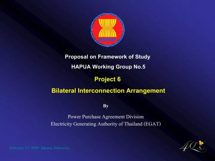 by power purchase agreement division electricity generating authority of thailand egat