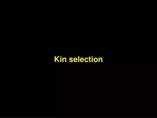 Kin selection