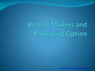 Poly Mailing Bags