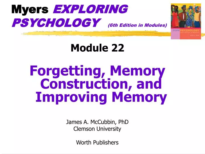 myers exploring psychology 6th edition in modules