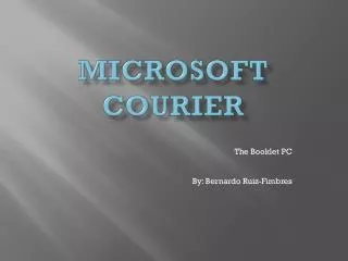 Microsoft courier