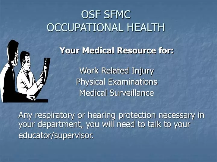 osf sfmc occupational health