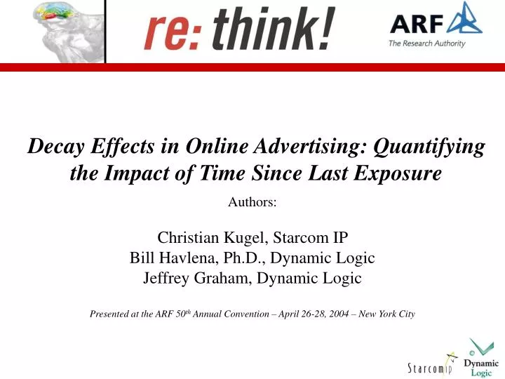 decay effects in online advertising quantifying the impact of time since last exposure