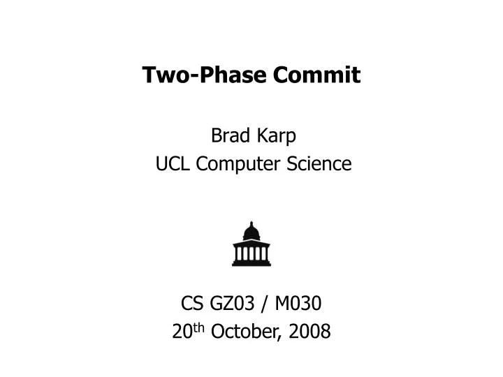 two phase commit