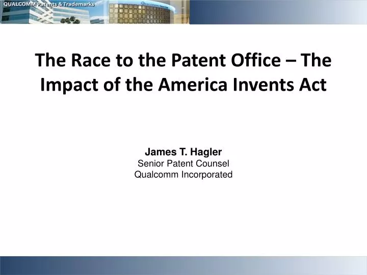 the race to the patent office the impact of the america invents act