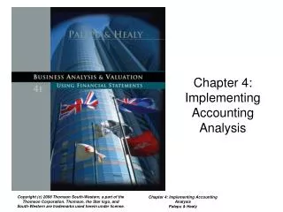 Chapter 4: Implementing Accounting Analysis