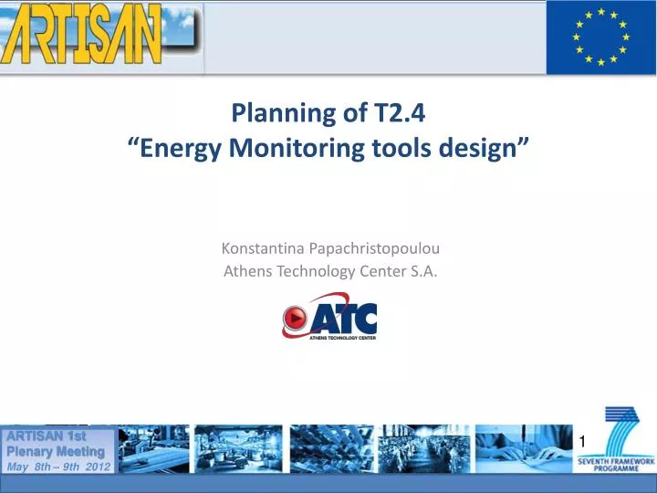 planning of t2 4 energy monitoring tools design