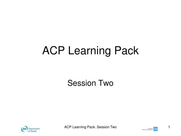 acp learning pack