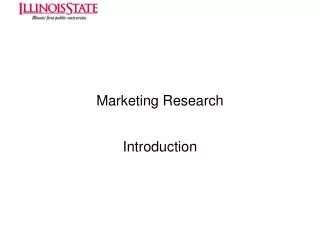 Marketing Research