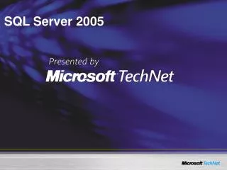sql server 2005