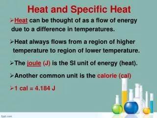 Heat and Specific Heat