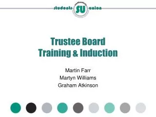 Trustee Board Training &amp; Induction