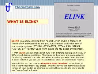WHAT IS ELINK?