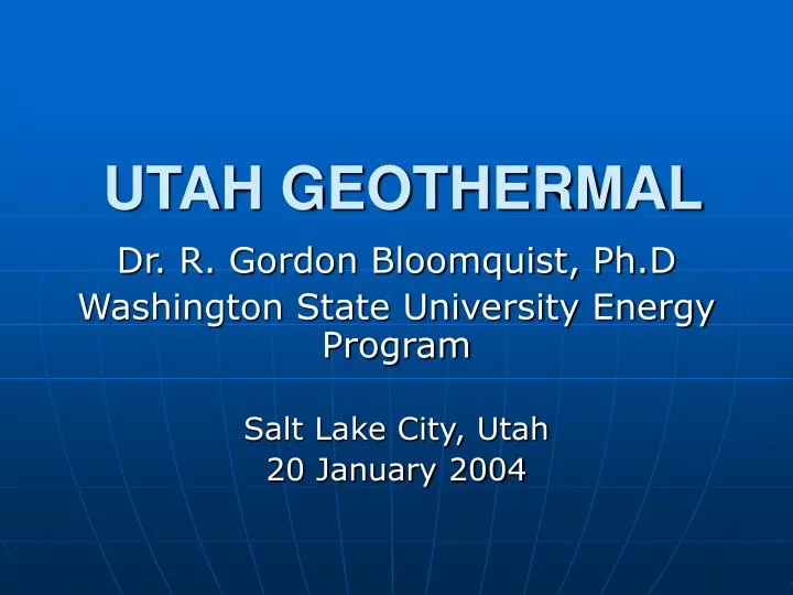 utah geothermal