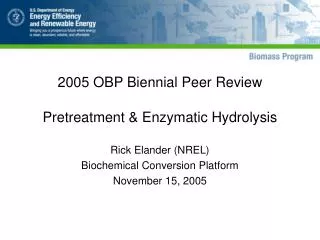 2005 OBP Biennial Peer Review