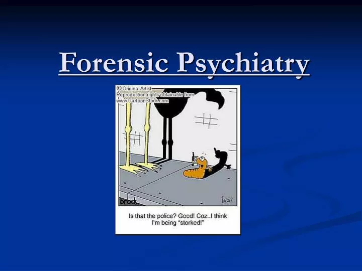 forensic psychiatry