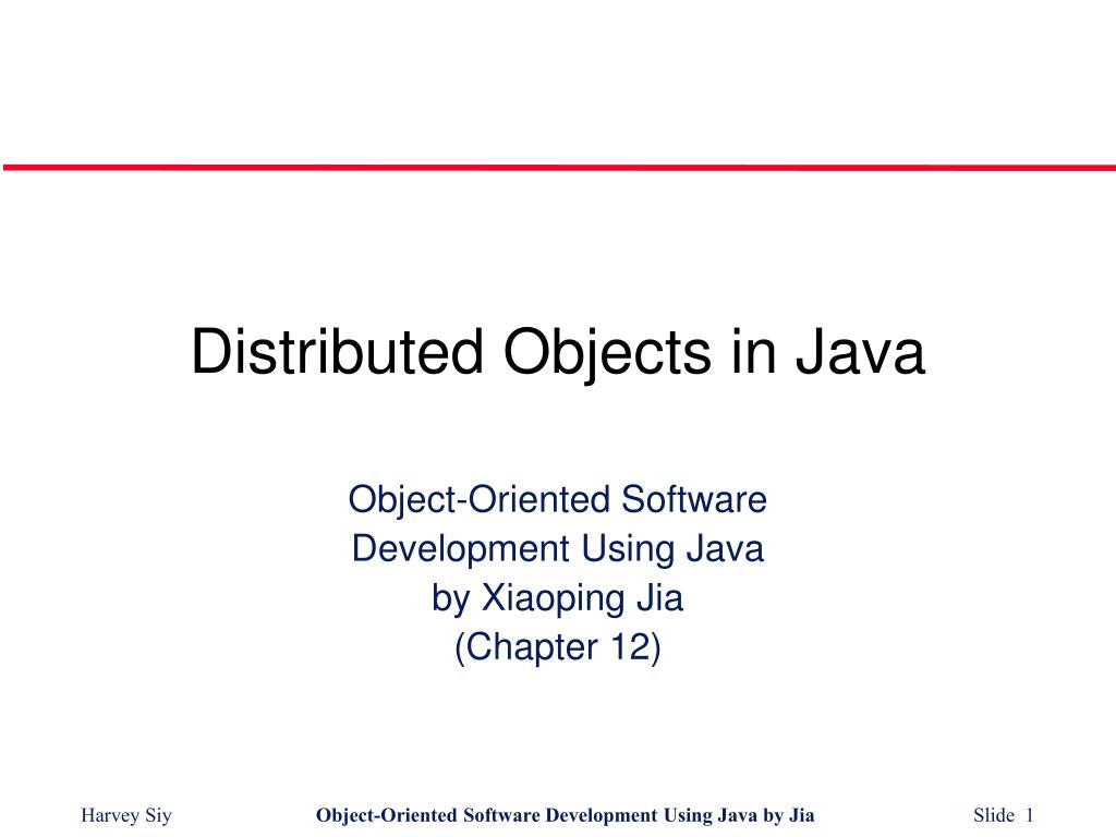 PPT - Distributed Objects in Java PowerPoint Presentation, free ...