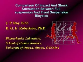 Comparison Of Impact And Shock Attenuation Between Full-suspension And Front Suspension Bicycles