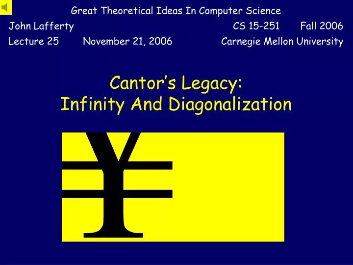 cantor s legacy infinity and diagonalization
