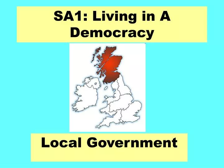sa1 living in a democracy