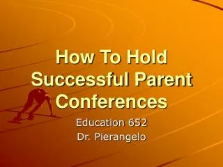 How To Hold Successful Parent Conferences