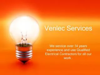 Venlec services