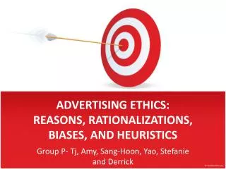 ADVERTISING ETHICS: REASONS, RATIONALIZATIONS, BIASES, AND HEURISTICS
