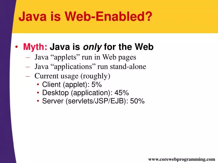 java is web enabled