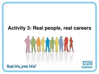 Activity 3: Real people, real careers