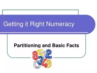 Getting it Right Numeracy