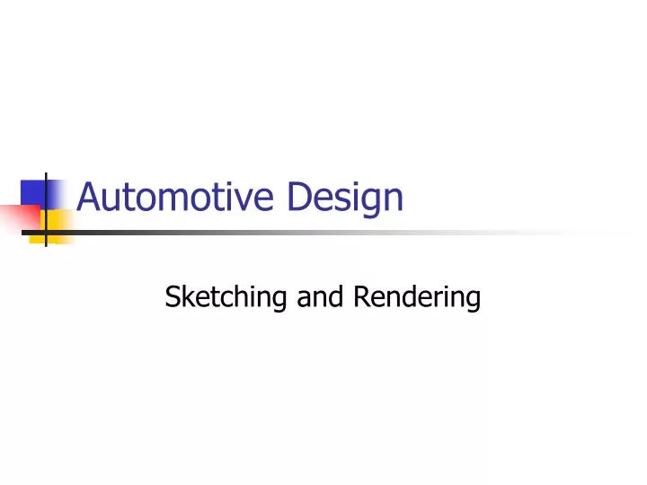 automotive design