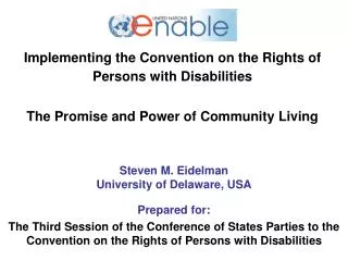 Steven M. Eidelman University of Delaware, USA Prepared for: