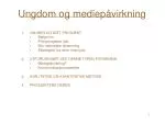 Ungdom og mediepåvirkning - slide 1